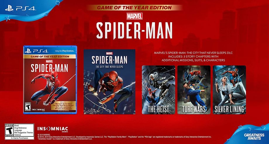 Marvel's Spiderman Game of the Year Edition (PS4)