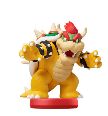 Nintendo Amiibo Super Mario Bowser Character Figure 3DS/WiiU